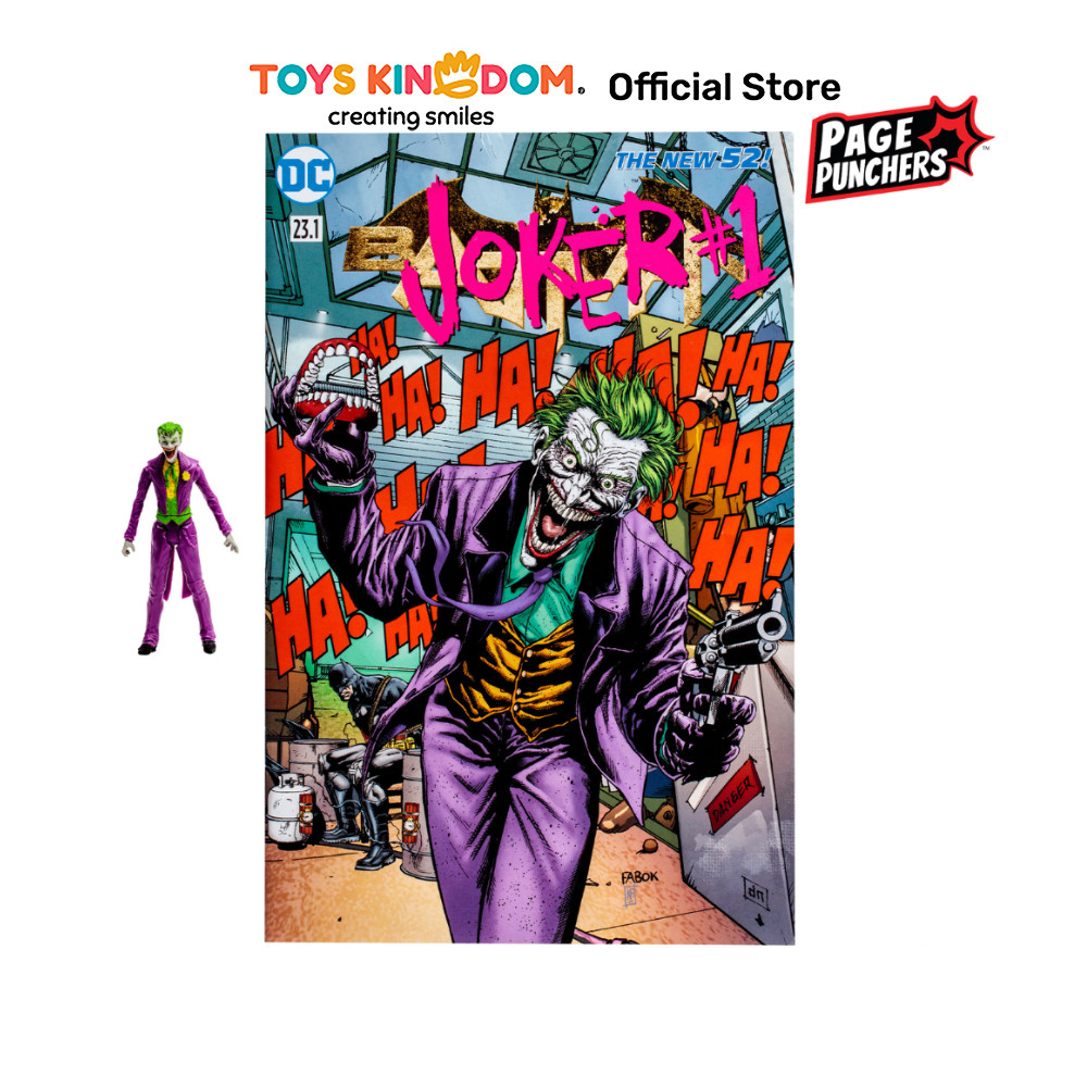 Toys Kingdom Mcfarlane Toys Action Figure Dc Joker & Komik Action Figur Mainan Koleksi Hero Miniatur