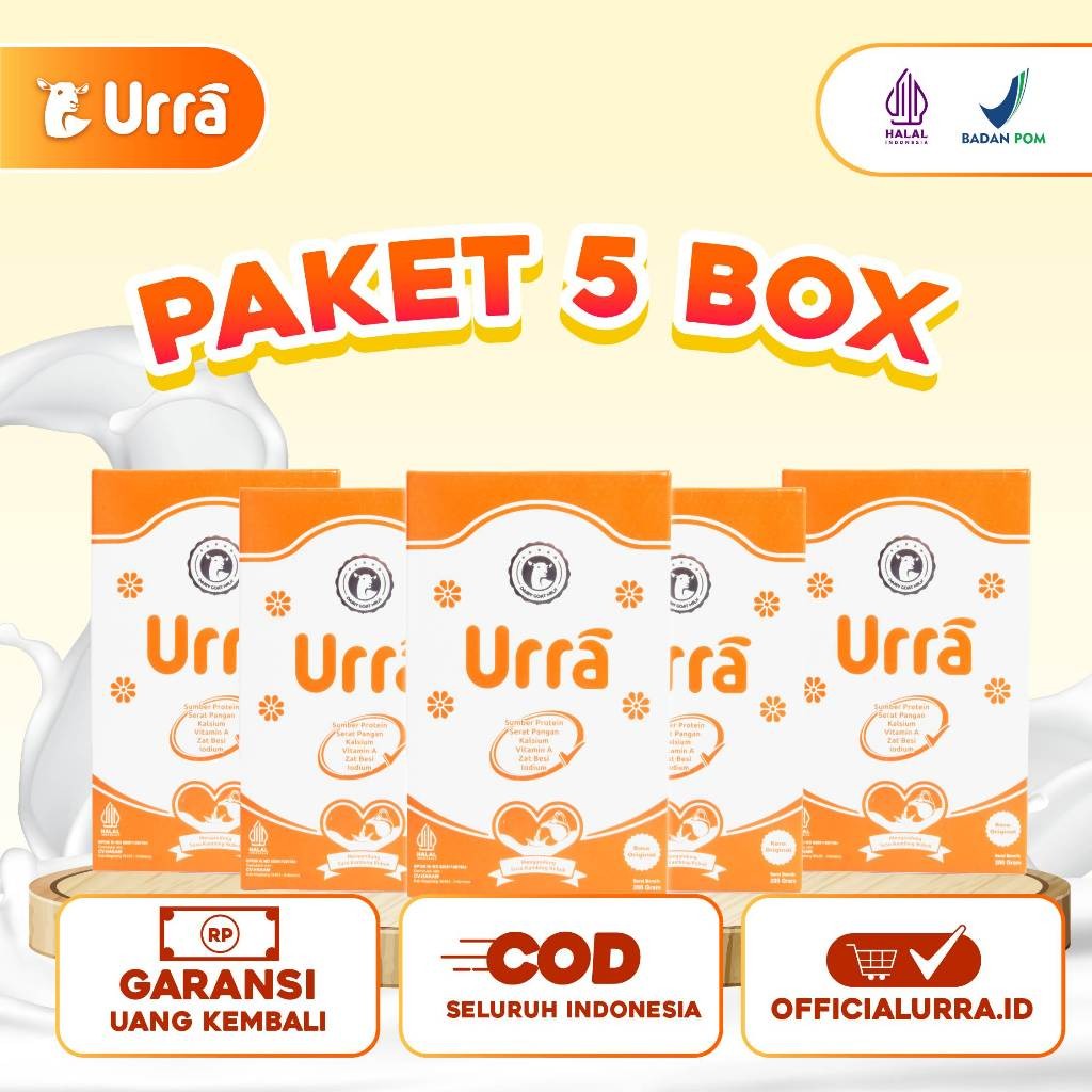 

PAKET 5 BOX Susu Kambing Saneen Eropa Penambah Berat Badan Anak Solusi Alergi Susu Sapi Susu Kambing Asli