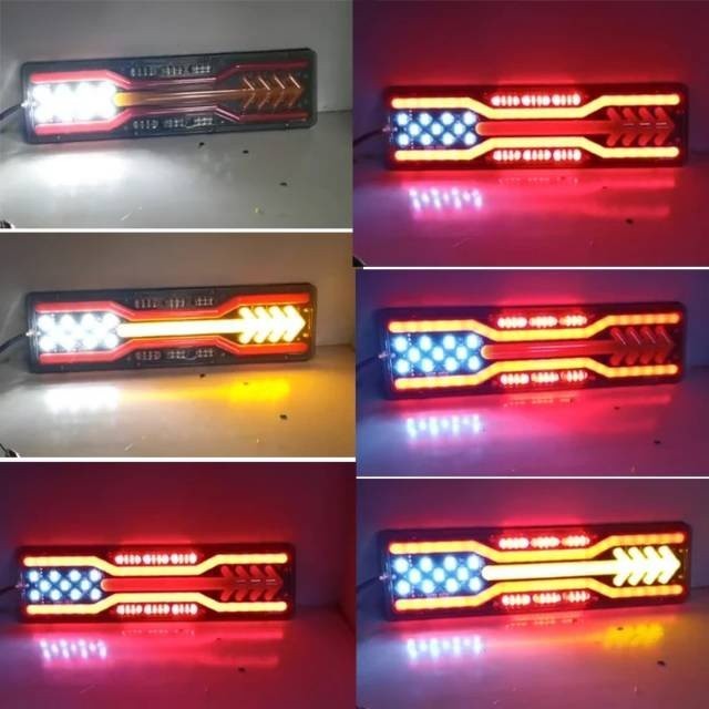 Stoplamp Lampu Rem Truck Belakang Truk 24 Volt 46cm
