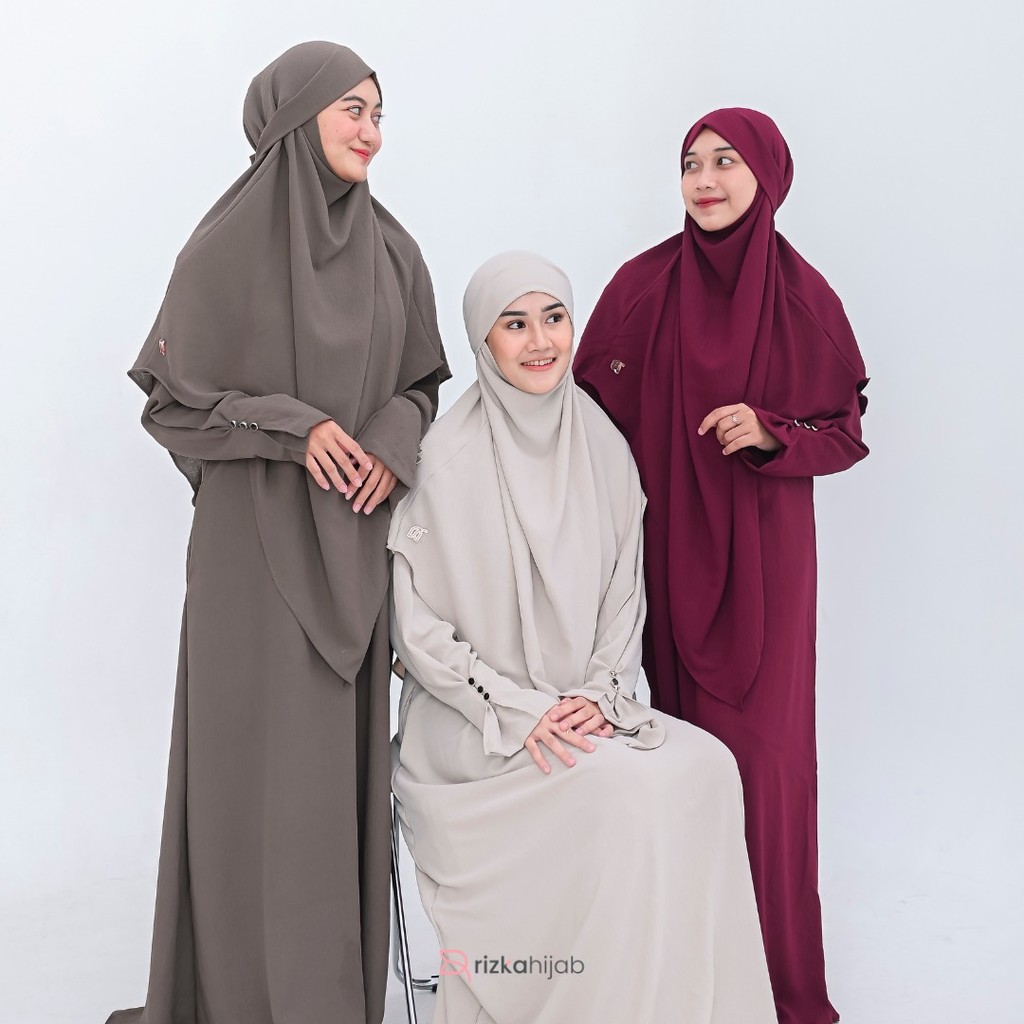 sale Rizka Hijab - Shafeeya Abaya Set French Khimar