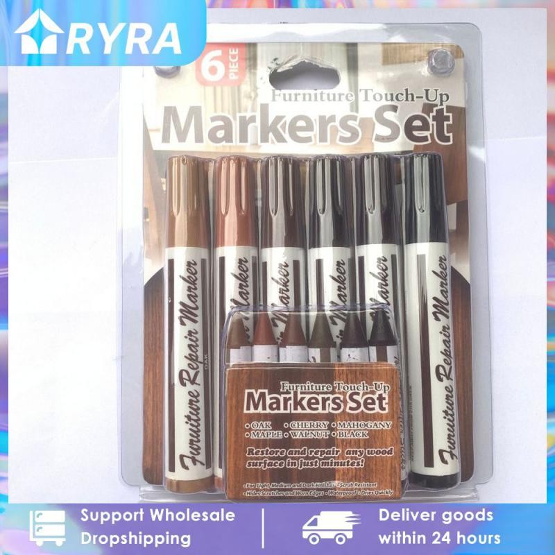 

Furniture Repair Wood Cabinet Floor Touch Up Markers Crayons Filler Sticks Paint Pen Wooden Damaged Scratch Repair Pens