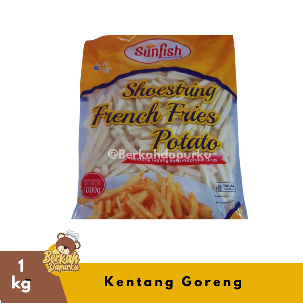 

Sunfish Red Kentang Shoestring 1kg Kentang Termurah