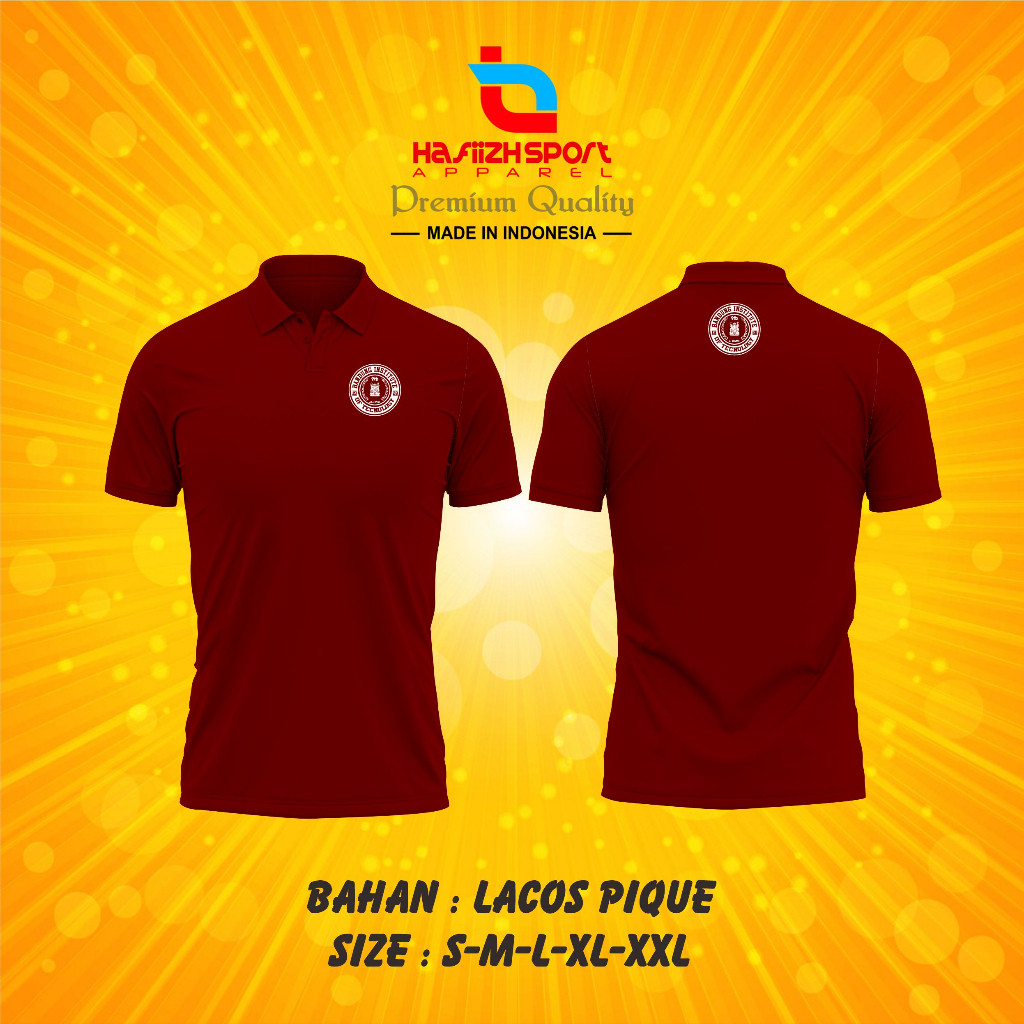 KAOS POLO KERAH ITB INSTITUTE OF TECNOLOGY BANDUNG PREMIUM / POLO ITB BANDUNG