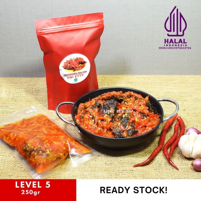 

✨TERLARIS -Dendeng Balado Batokok (Cabe Merah) PEDAS LEVEL 5 - ASLI PADANG