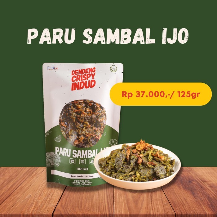 

✨TERLARIS -Paru Sambal Ijo 125 Gram