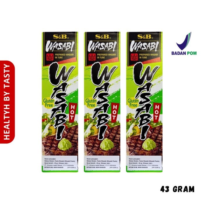 

✨TERLARIS -S&B Wasabi Paste S&B Pasta Wasabi Tube 43g