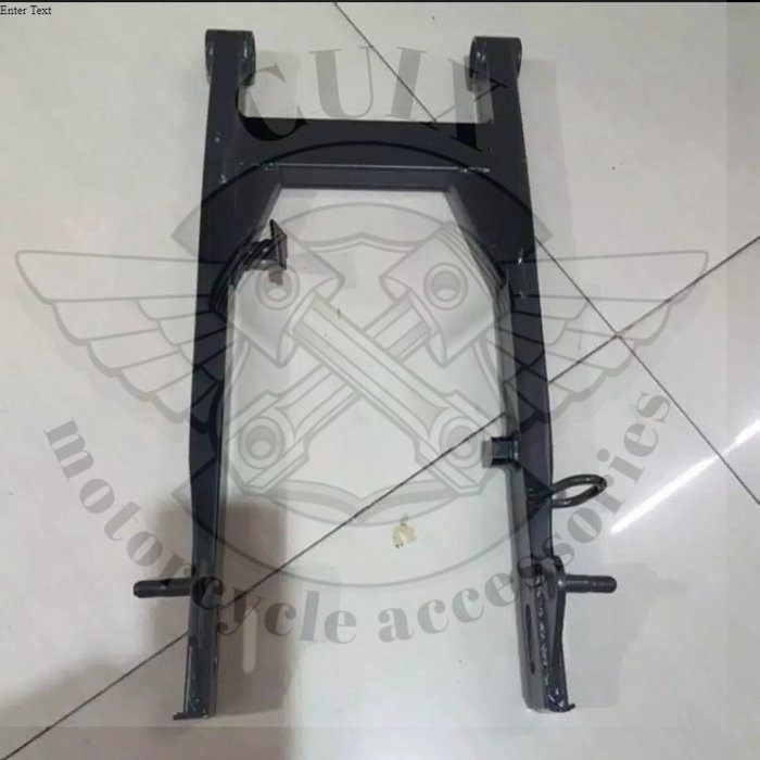 Swing arm supra 125 DD hitam (cakram belakang)
