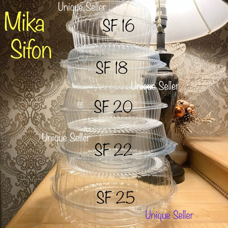 Mika Bolu Bulat Sifon 12 14 16 18 20 22 25 cm / Mika Bolu Bulat Sifon 12cm 14cm 16cm 18cm 20cm 22cm 