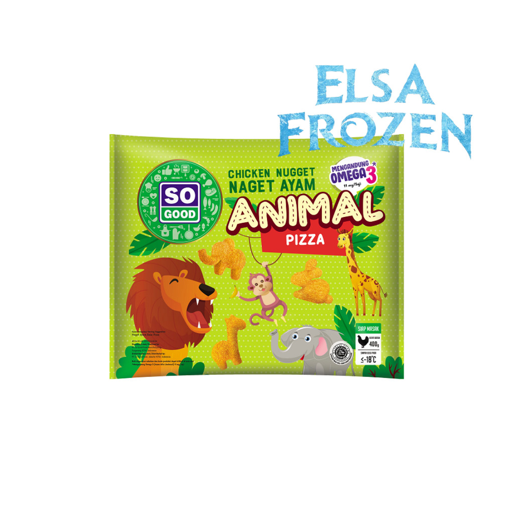 

SO GOOD CHICKEN NUGGET ANIMAL 400GR/NAGET AYAM