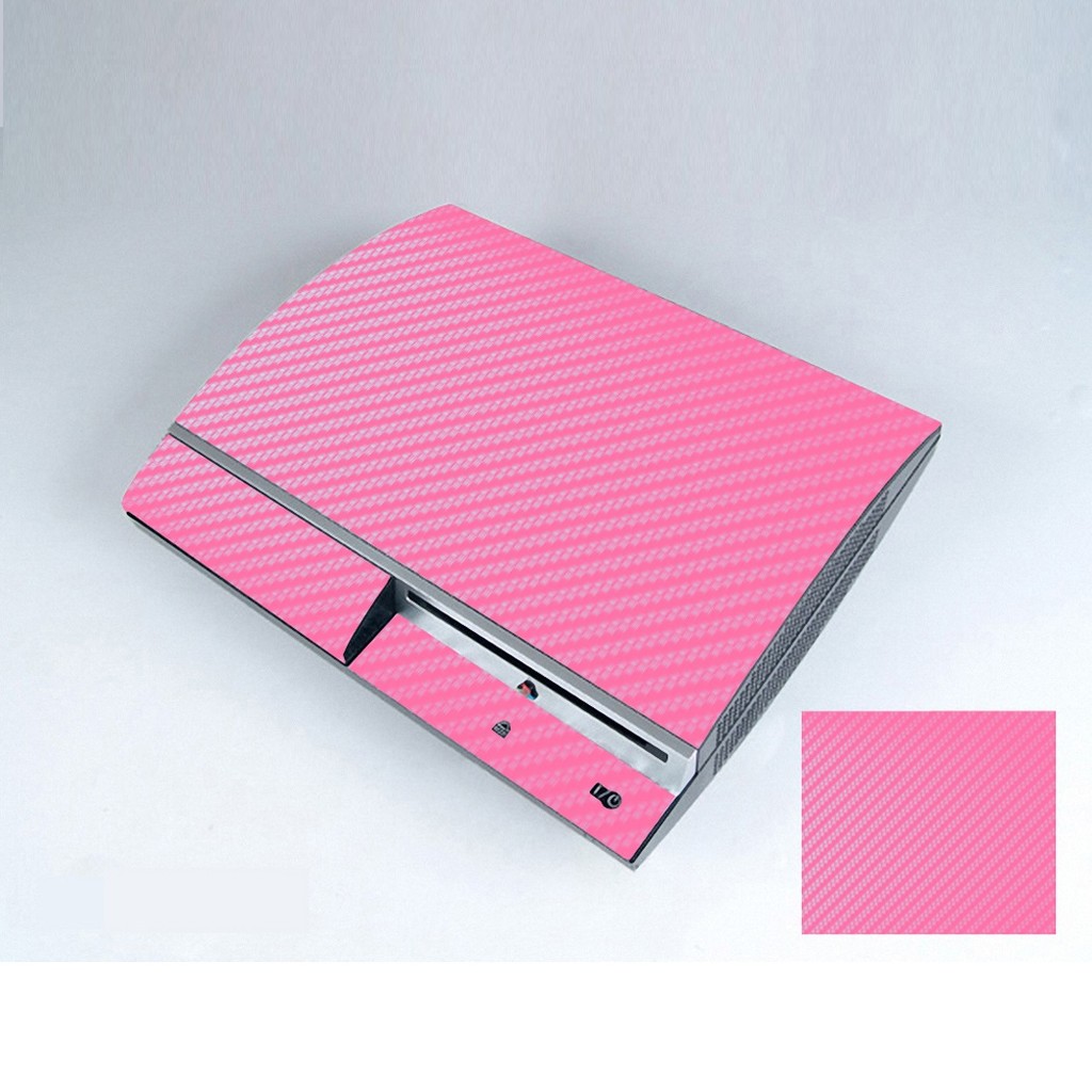 

7 Colours Carbon Fiber Vinyl Skin Sticker for Sony PS3 Original fat Skins Stickers