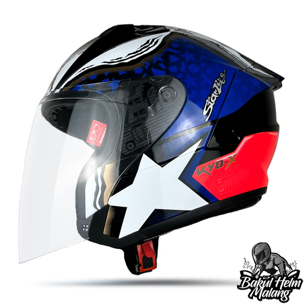 Helm Half Face JPN KYO X Motif Sparrow Original Premium Standart SNI