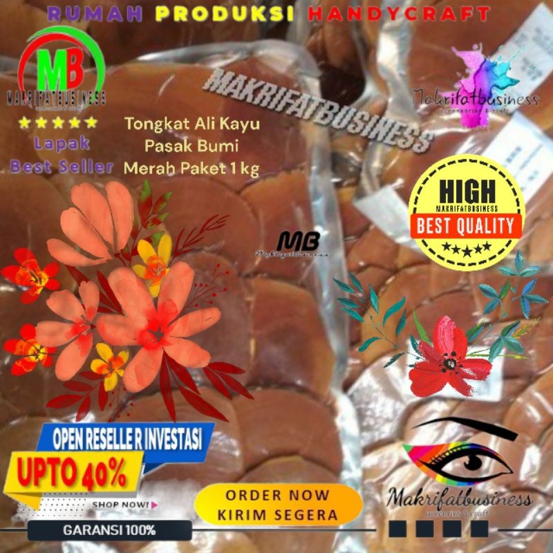 

MAKRIFAT DIGITAL Tongkat Ali Kayu Pasak Bumi Merah Paket 1kg
