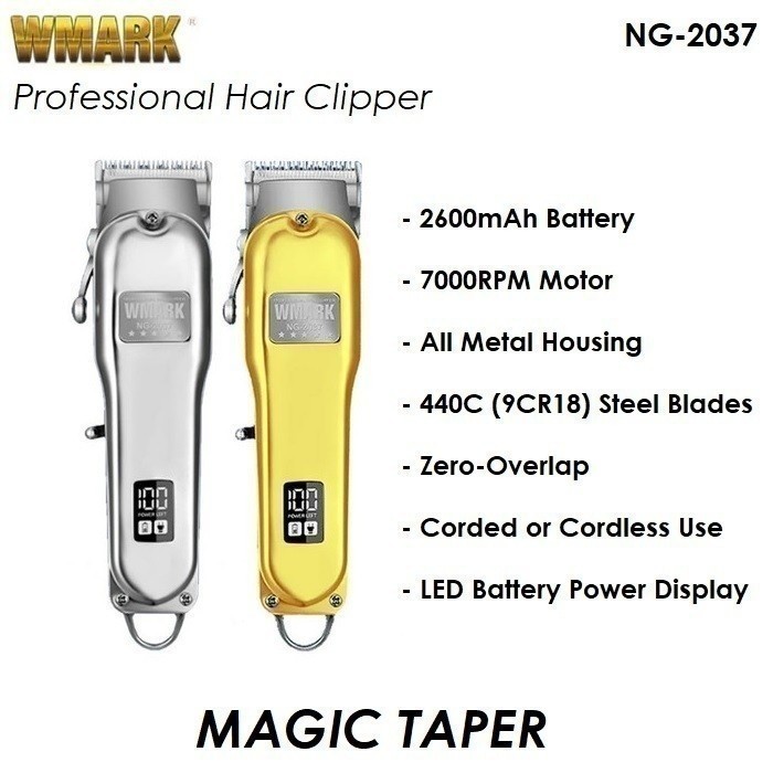 WMARK NG-2037 - Rechargeable Hair Clipper Alat Pangkas Rambut Barber