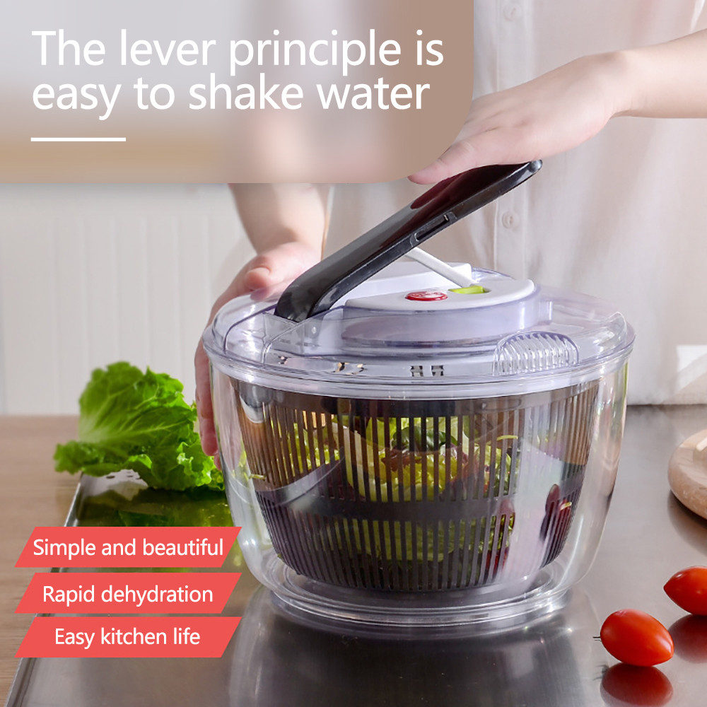 Vegetables Salad Spinner Lettuce Leaf Vegetable Dehydrator Multifunctional Vegetable Washer Salad Ve