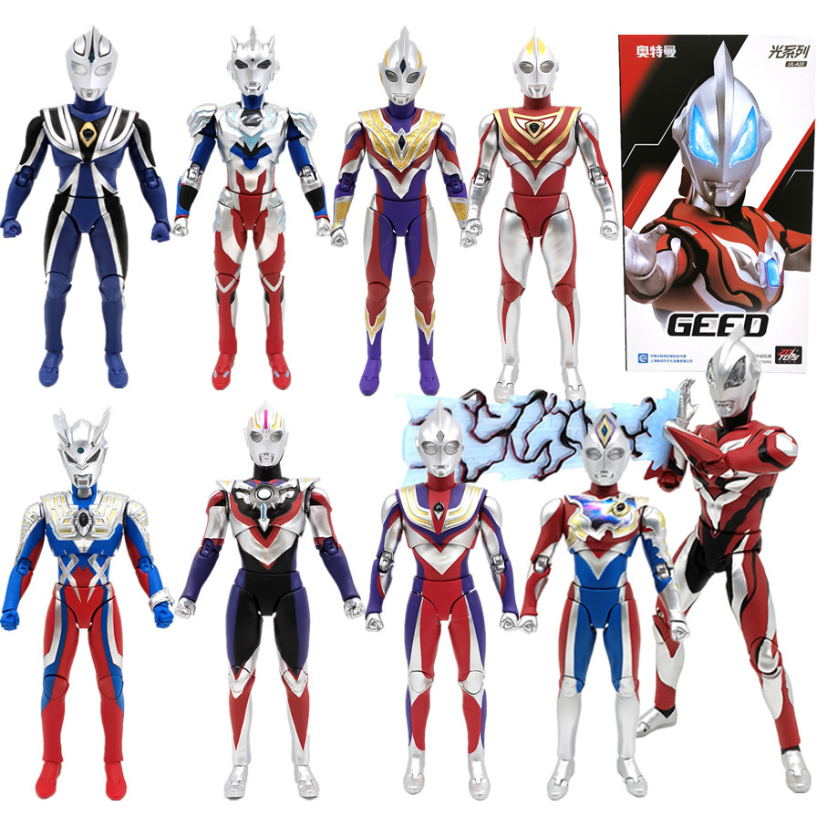 ZD Original Ultraman Seven Ace Jack Gaia Tiga Orb Trigger Z Collect Ultraman Action Figure Anime Toy