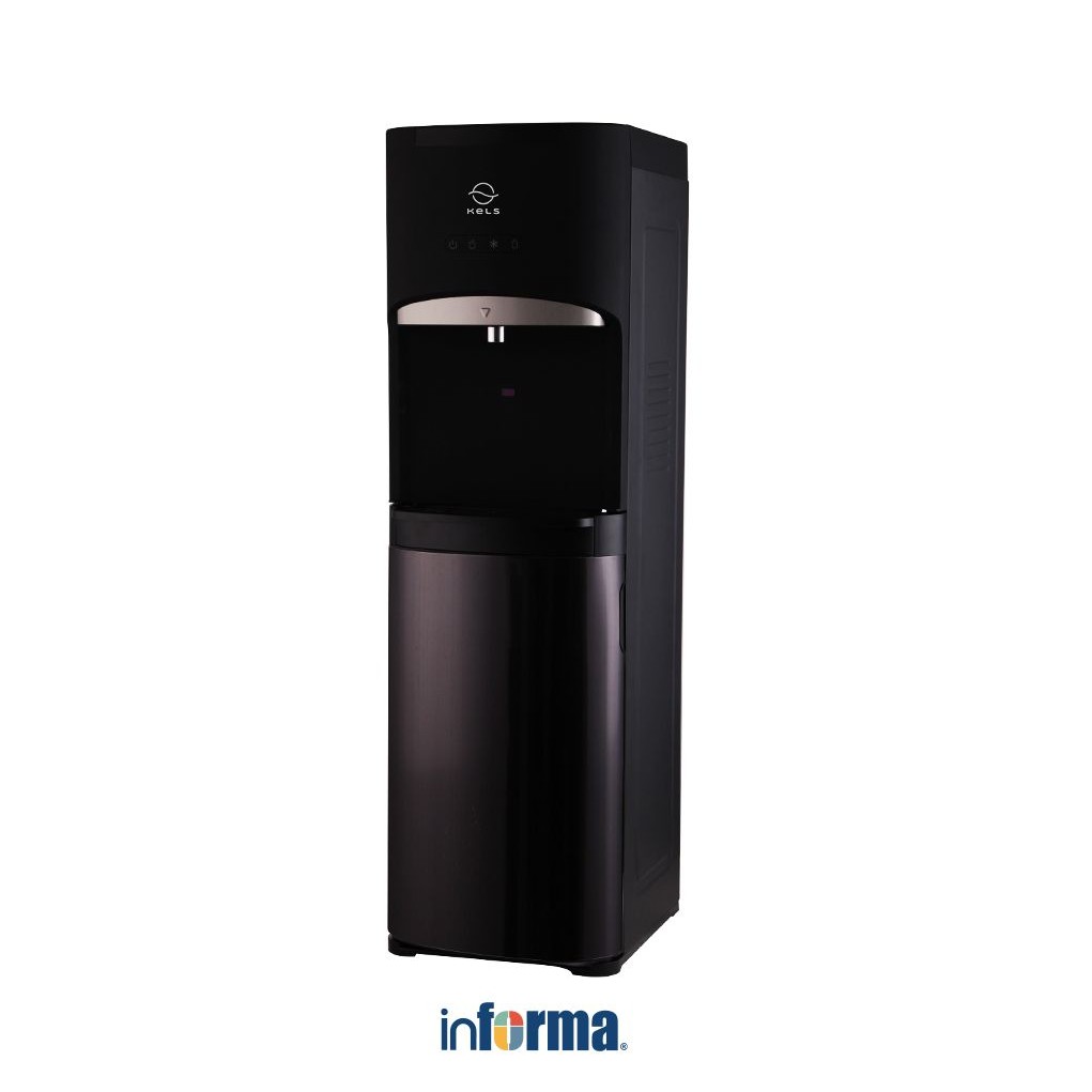 Informa Kels Dispenser Air Bottom Loading Sensor - Hitam Tabung Air Minum Galon Bawah Elektronik Rum
