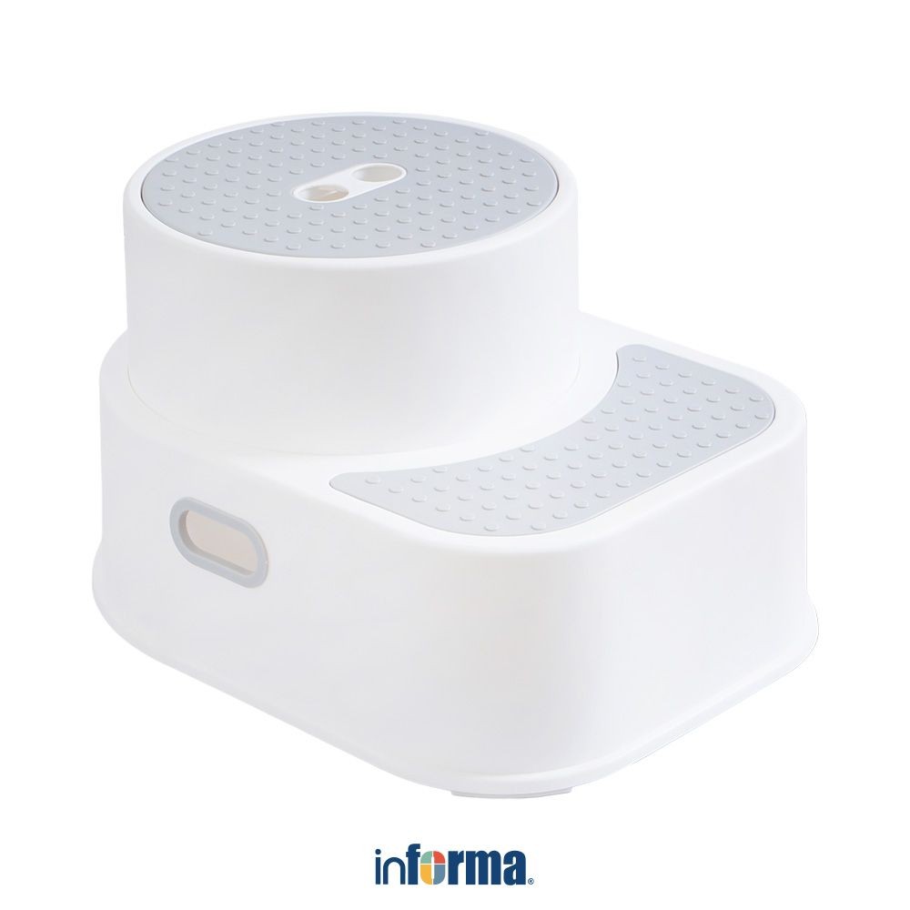 Informa Bangku Pijak Collapsible - Abu-Abu Step Stool Tangga Mini Footstool Rumah Anak Portable