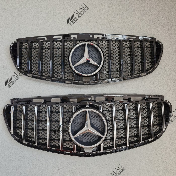 GRILL GT GTR MERCEDES BENZ W212 FACELIFT 2013-2016 GRILLE MERCY W212