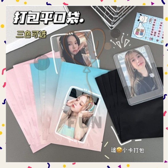FF PROMO - Inner Sleeve Photocard Plastik Pelindung Kartu Kpop BTS BLACK PINK Inner Sleeve Murah Ece