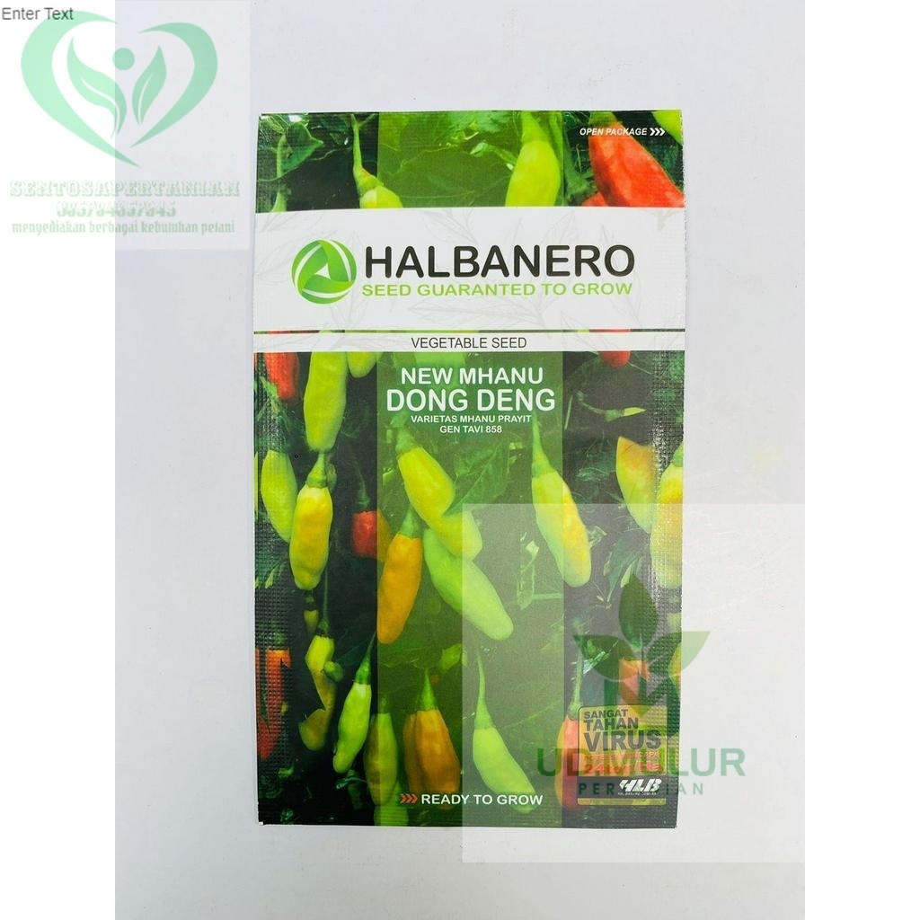 PROMO TERLARIS BISA COD Benih cabai rawit NEW MHANU DONG DENG isi 10gr dari HALBANERO