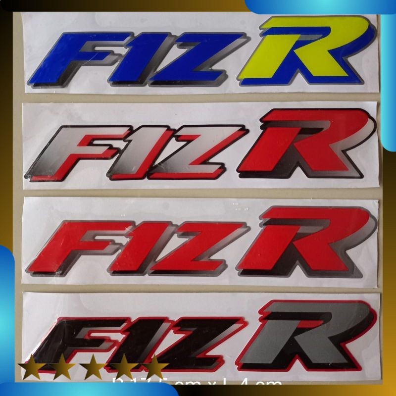Emblem logo Yamaha fizr F1Zr  Caltex timbul berkualitas terbaik termurah Lightnaziashop