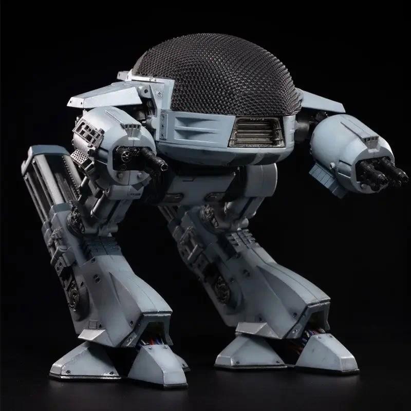 Hiya Toys ROBOCOP ED-209 With Sound 14cm Action Figure Doll Model Toy Christmas Gift