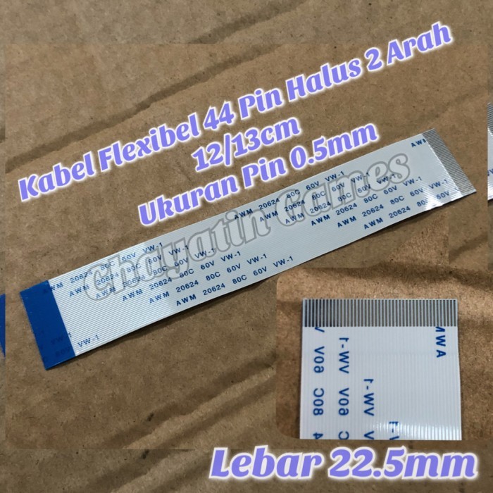 Kabel Flexibel 44 Pin Halus 2 Arah Panjang 12cm - Ukuran Pin 0.5mm