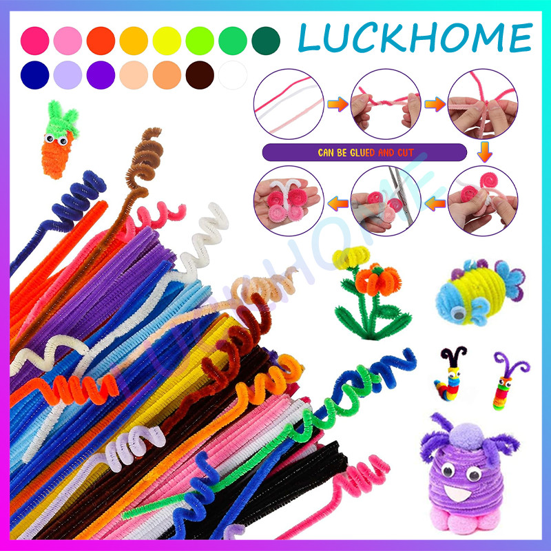 

ISI 100PCS Kawat Bulu Mercy Warna Pastel Pipe Cleaner Warna Soft Pink Muda Size Kawat Tangkai Bunga Kawat Hijau Kawat Bulu Buket Kerajinan Tangan Twist Stick Flower