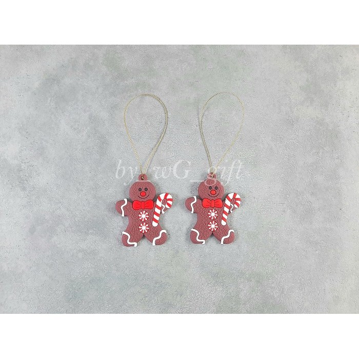 

Hiasan Natal - Gantungan Natal - Gingerbread Mix Motif - Gingerbread J