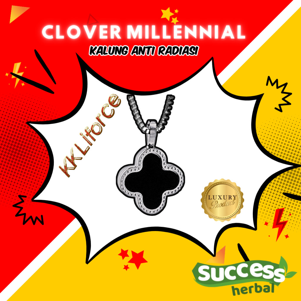 Kalung Energi untuk Kesehatan wanita  KK Liforce KK Lifeforce Clover Millenial original asli promo |