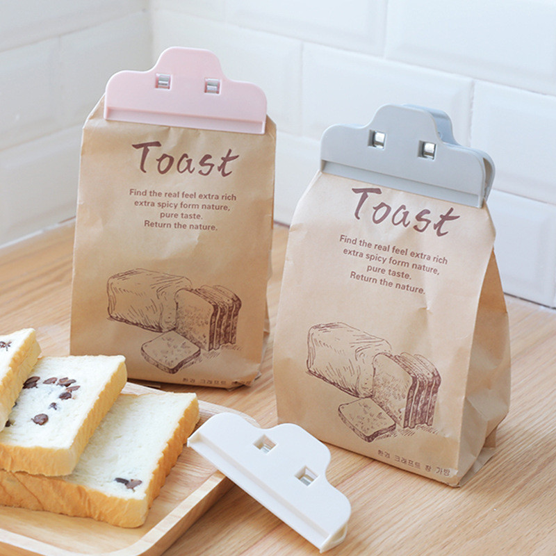 Klip penyegel kantong makanan buah kering/klip camilan besar/kantong plastik tahan lembab