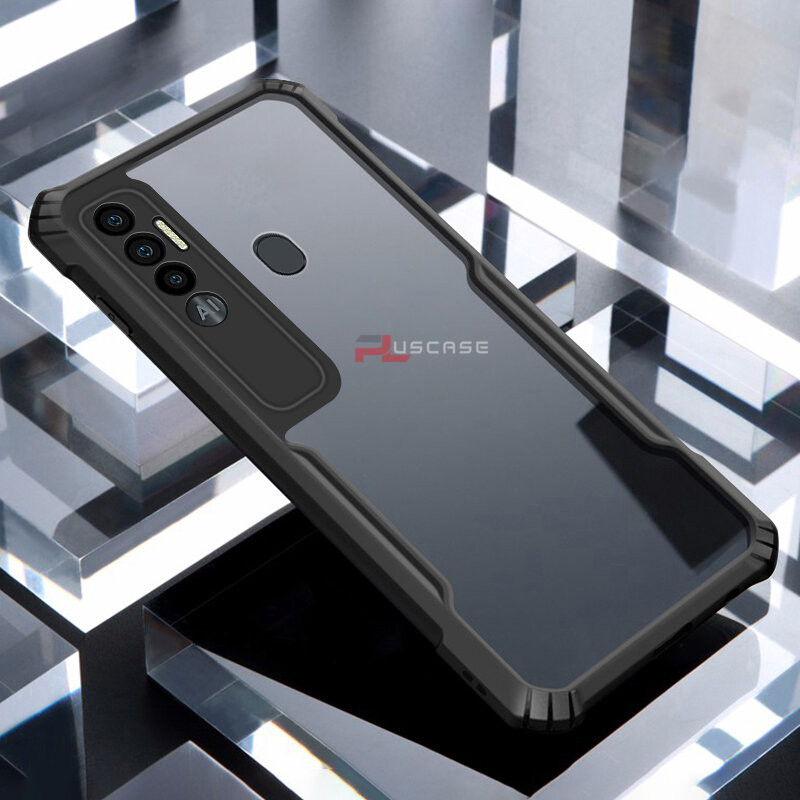 For Tecno Spark 7 Pro Phone Case Smooth Protection Air Cushion Shockproof Hard Cover Casing HP