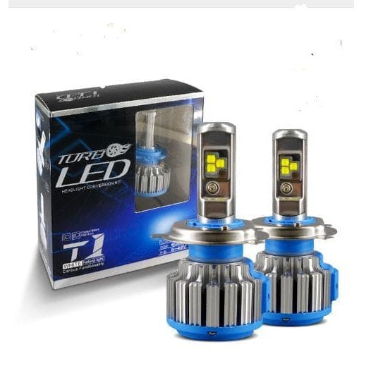LAMPU UTAMA TURBO LED H4 SUPER BRIGHT / TURBO LIGHT / LED / HEADLIGHT / LAMPU DEPAN MOBIL SUPER TERA