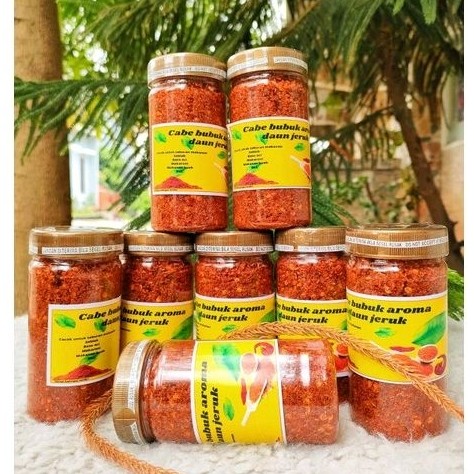 

Cabe Bubuk - Bumbu Tabur Pedas - Cabe Tabur Aroma Daun Jeruk