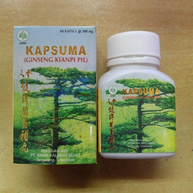 100% ORI READY GAN Kapsuma Ginseng Kianpi Pil