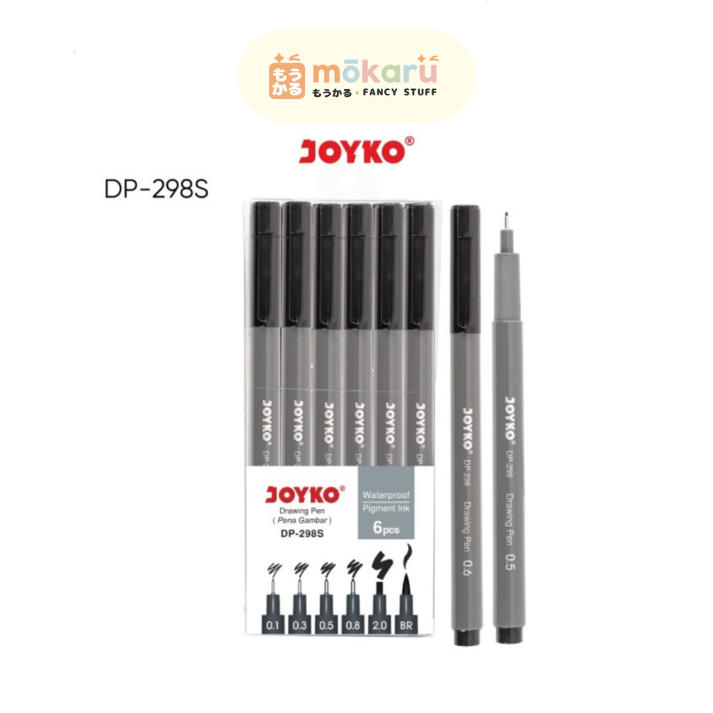 

Joyko Drawing Pen Set (Isi 6) DP-298S