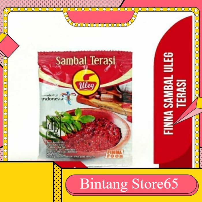 

Sambel ULEG Sambel FINNA All Varian 1 Renteng isi 10 Sachet - Terasi