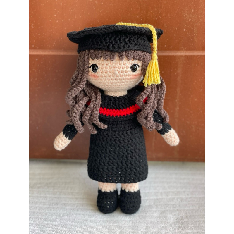CF56YT Boneka CUSTOM rajut amigurumi & GRADUATION WISUDA