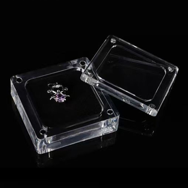 Kotak Magnet Display Perhiasan Toko Emas Perak untuk Batu Mulia Diamond Permata Cincin Liontin Kalun