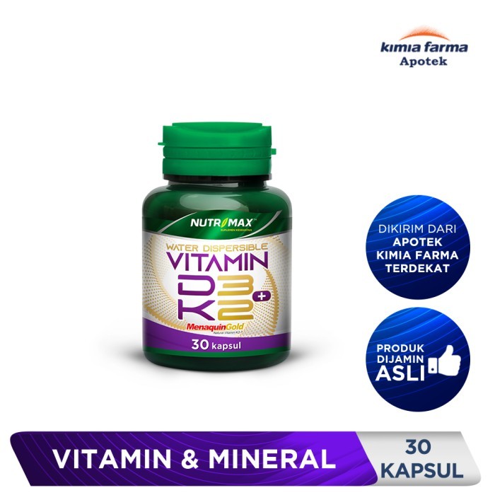 KFSALE NUTRIMAX VITAMIN D3+K2 30 KAPSUL / VITAMIN D3 / KIMIA FARMA