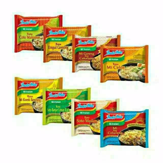 

Indomie goreng dan kuah Selera Nusantara All Variant