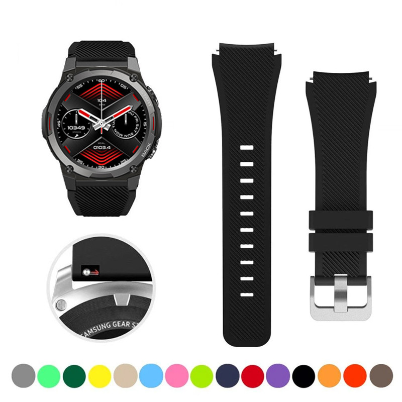 Strap For Zeblaze Vibe 7/7Pro/Beyond 2/Stratos 2/GTS Pro Band Soft Silicone Replacement Wristband Fo