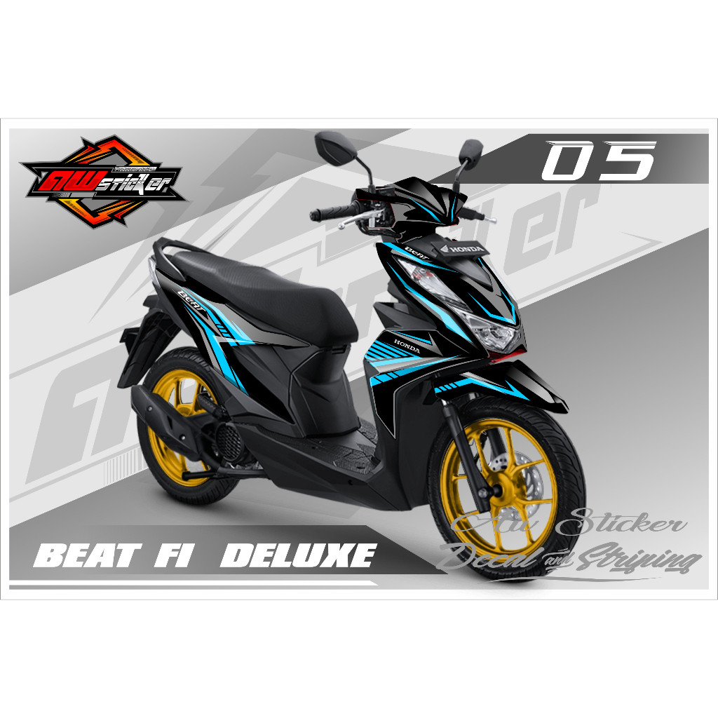 Decal Sticker Beat New Deluxe 2020-2022 Dekal Beat Fi Deluxe Aw Sticker 05