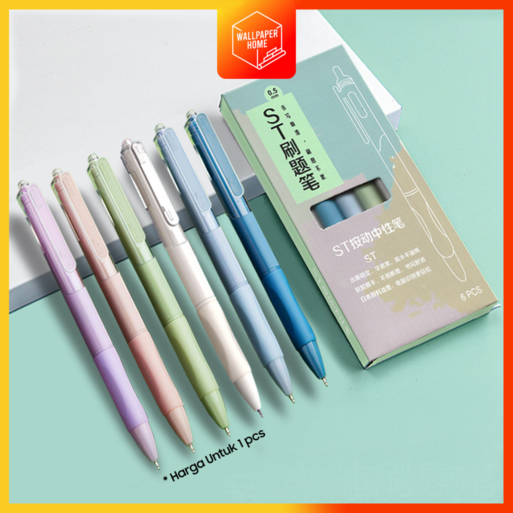 

Pulpen Gel Retractable 4 Warna 0.5mm 1 PCS