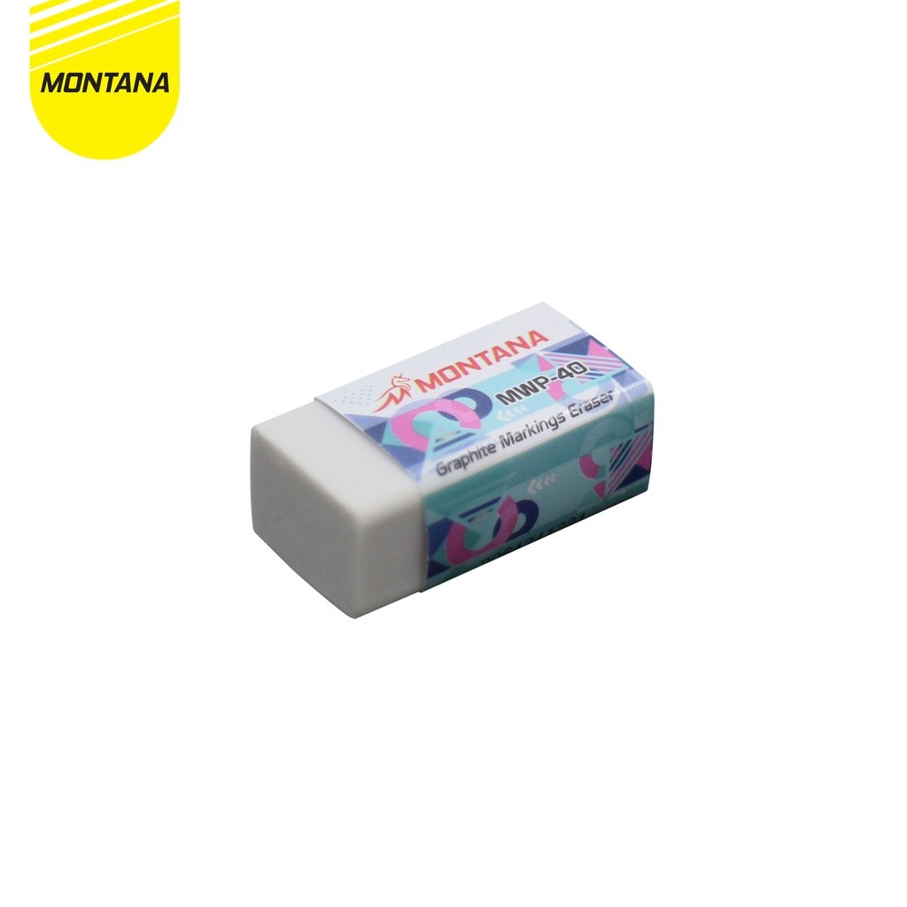 

MONTANA Penghapus Karet Pensil Eraser Dust Free MWP-40/Retail