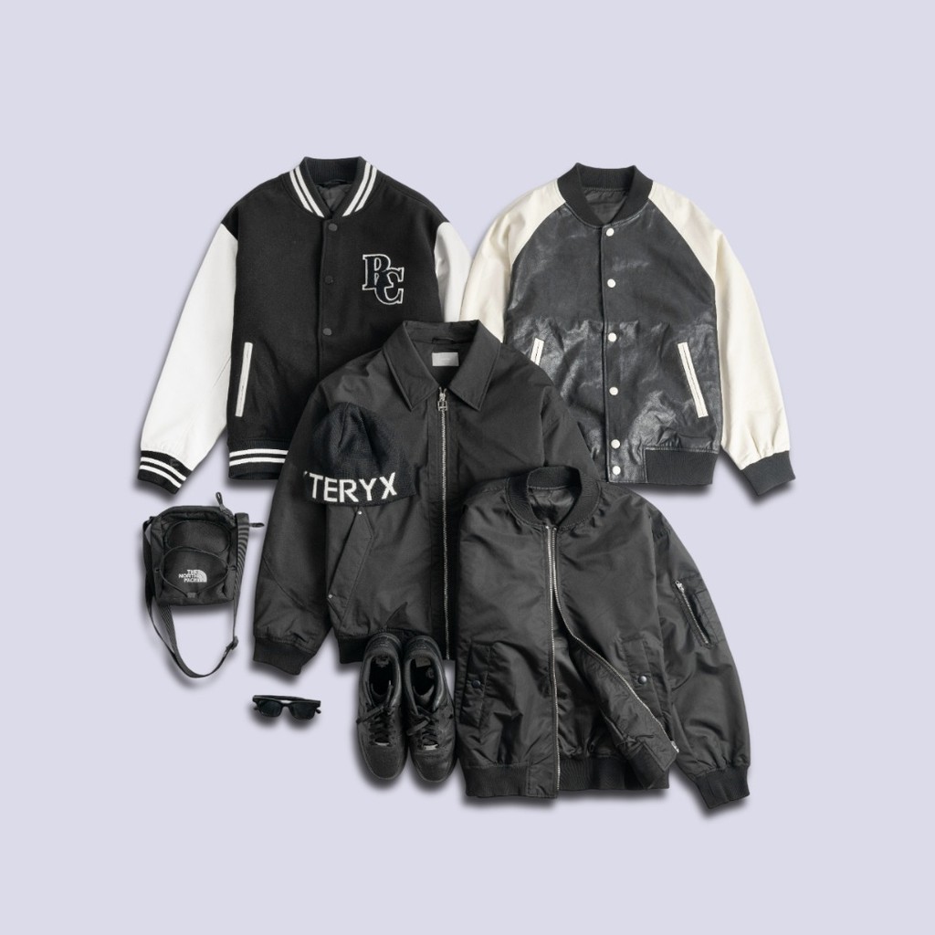 Jacket Pria Varsity & Jacket Bomber