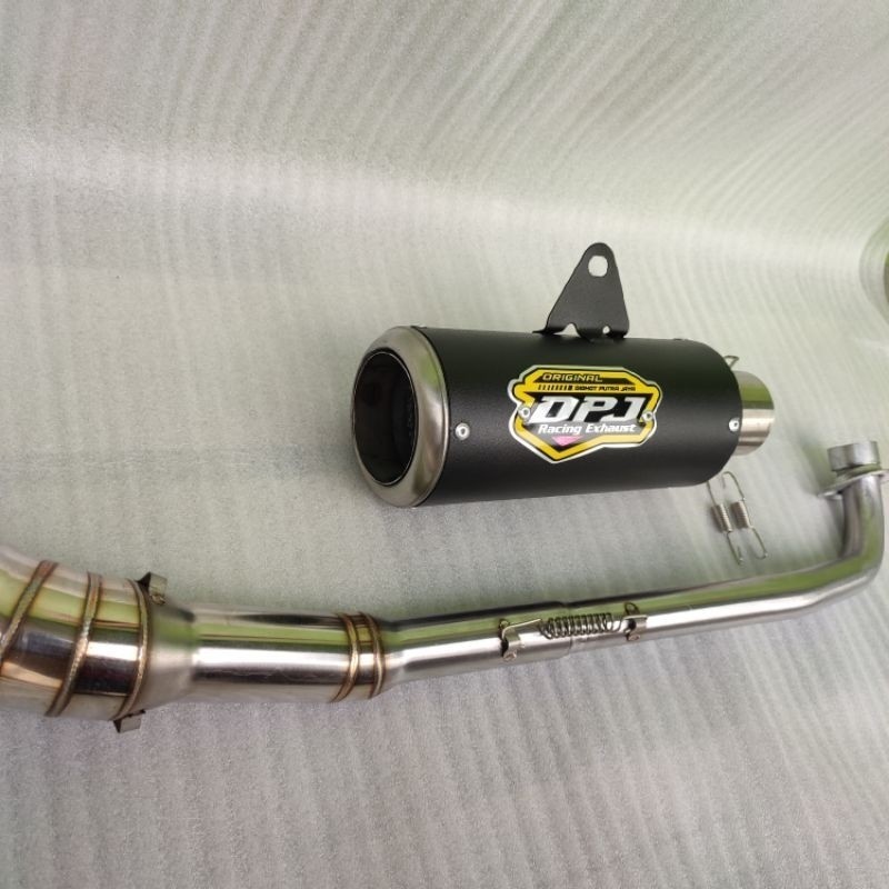 Knalpot Racing DPJ Gp1 coating Jupiter Vega Supra Blade Revo smash Shogun dll