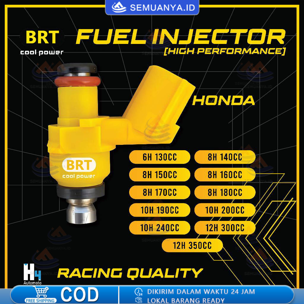 Injektor HONDA CPO BRT Racing PCX Beat Vario 110 125 150 160 CB150 CBR Sonic Supra GTR Genio Scoopy 