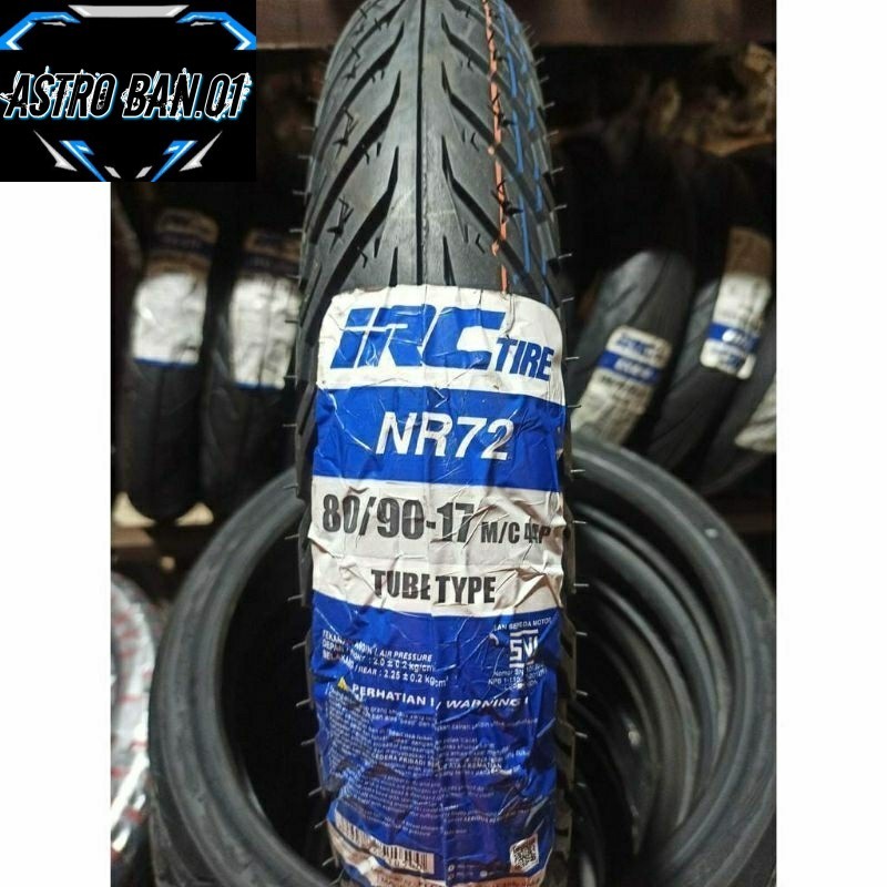 ban belakang motor supra fit, vega, revo, jupiter dll ukuran 80/90-17 merk irc second