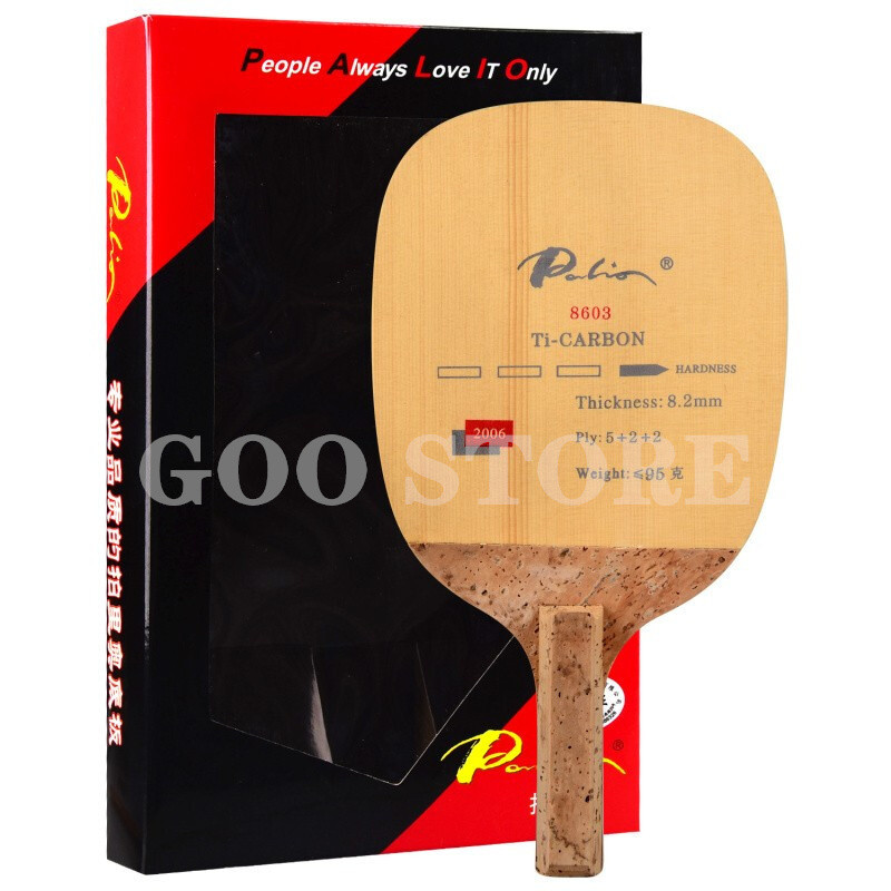 PALIO 8603 Carbon Titanium Table Tennis Blade Racket JS Japanese Penhold Fast Attack Original PALIO 